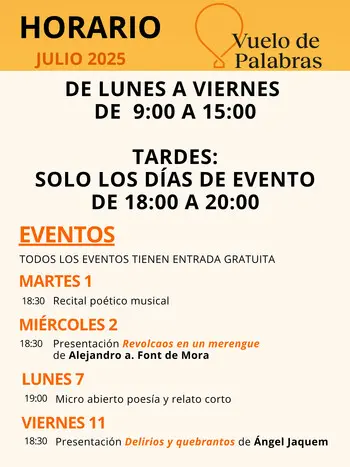 AGENDA JULIO
