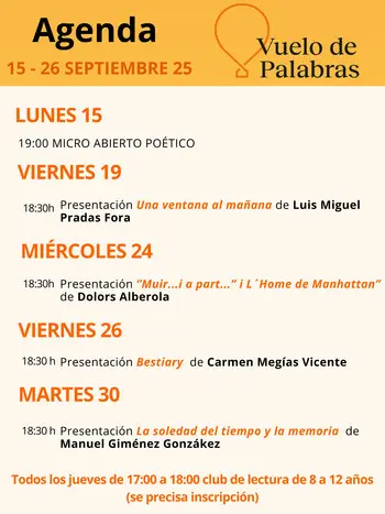 AGENDA SEPTIEMBRE