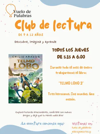 CLUB DE LECTURA DE 9 A 12 AÑOS